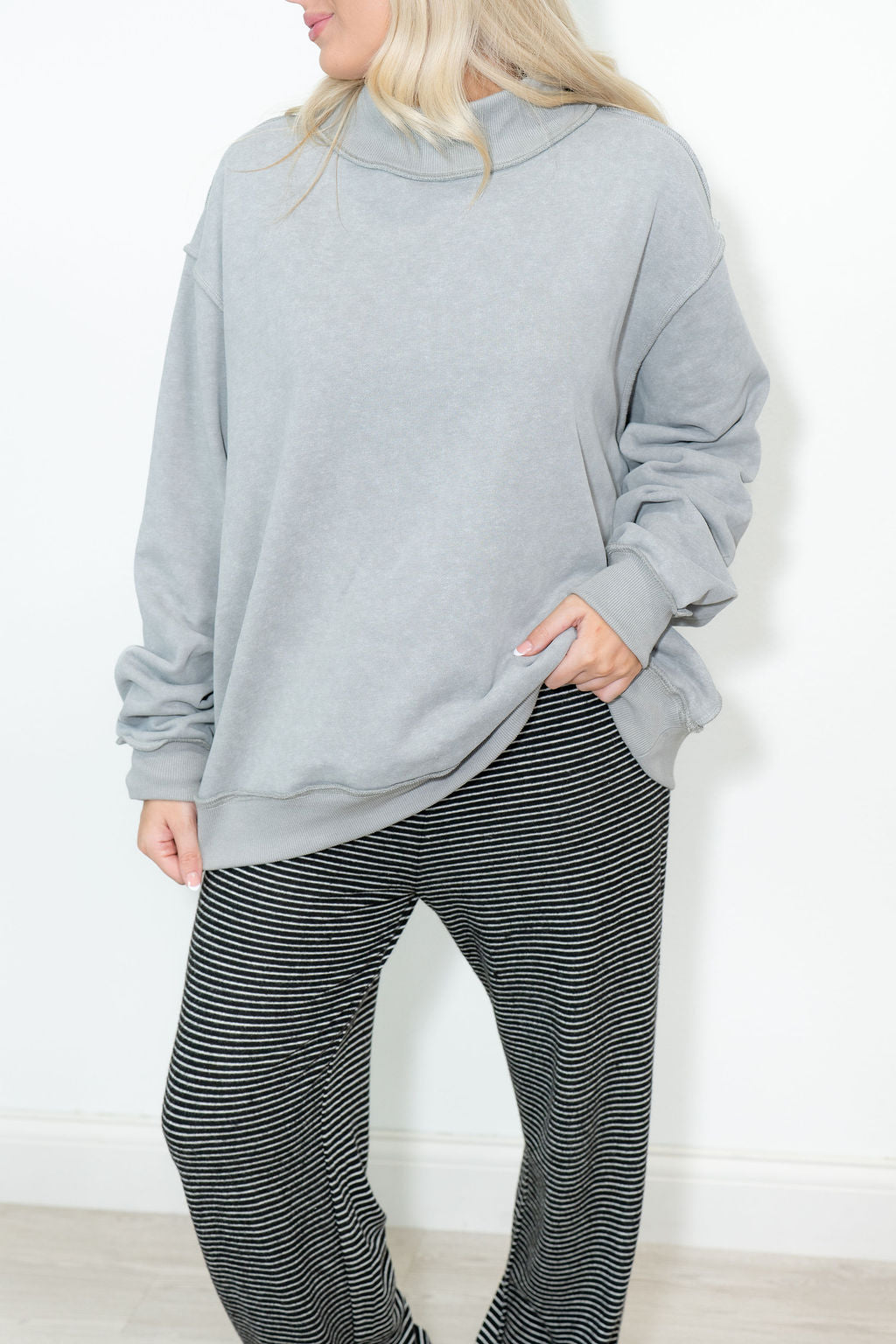 COZY SUNDAY MOCKNECK*