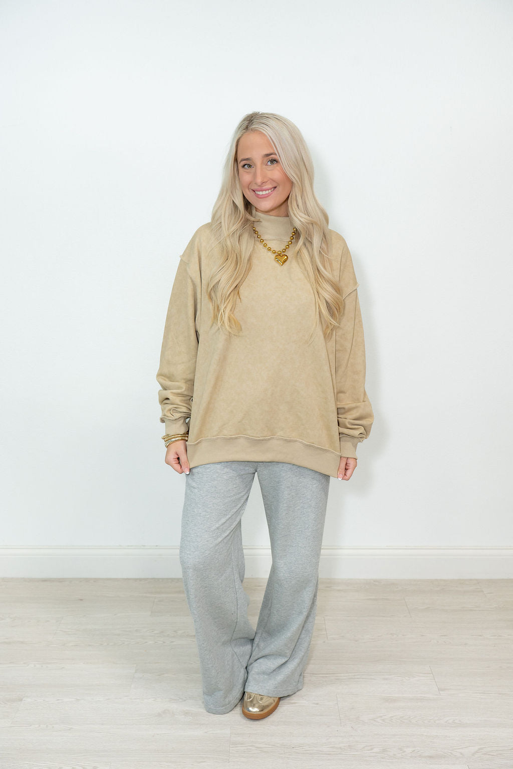 COZY SUNDAY MOCKNECK*