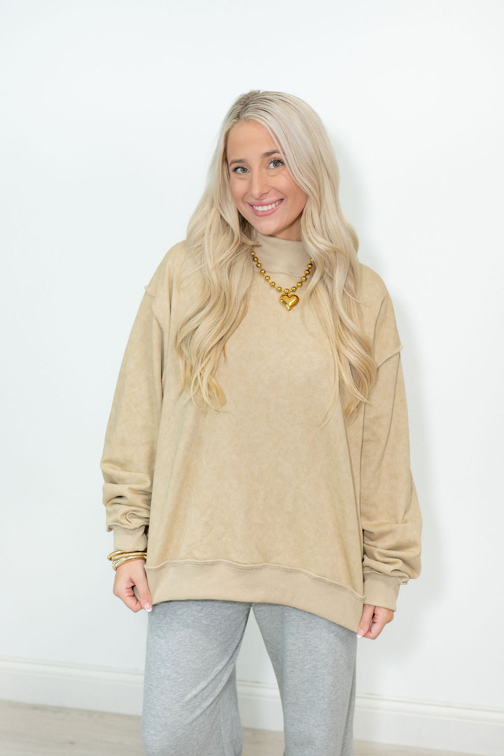 COZY SUNDAY MOCKNECK*