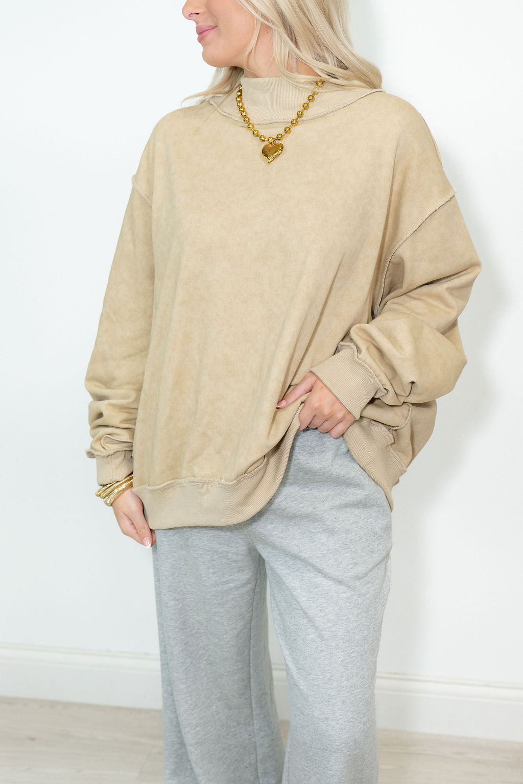 COZY SUNDAY MOCKNECK*