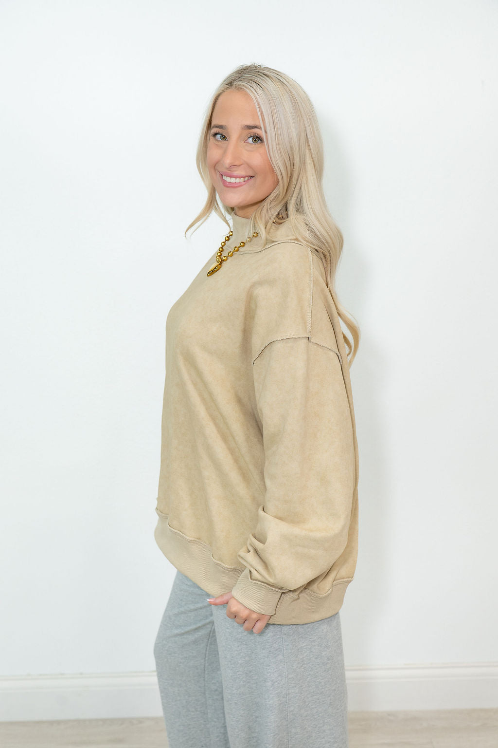 COZY SUNDAY MOCKNECK*