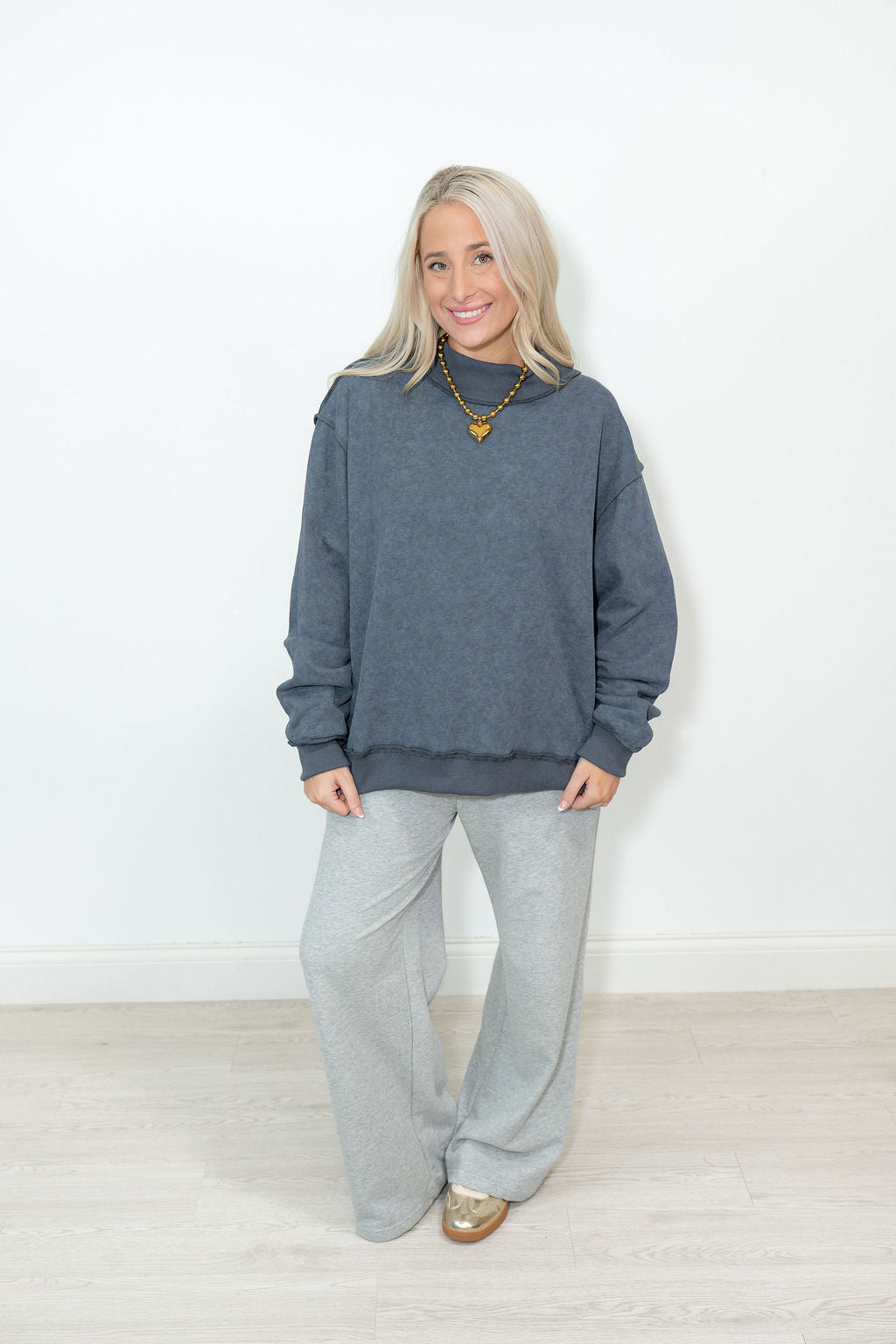 COZY SUNDAY MOCKNECK*