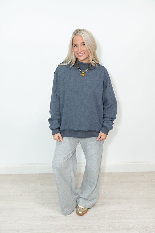 COZY SUNDAY MOCKNECK*