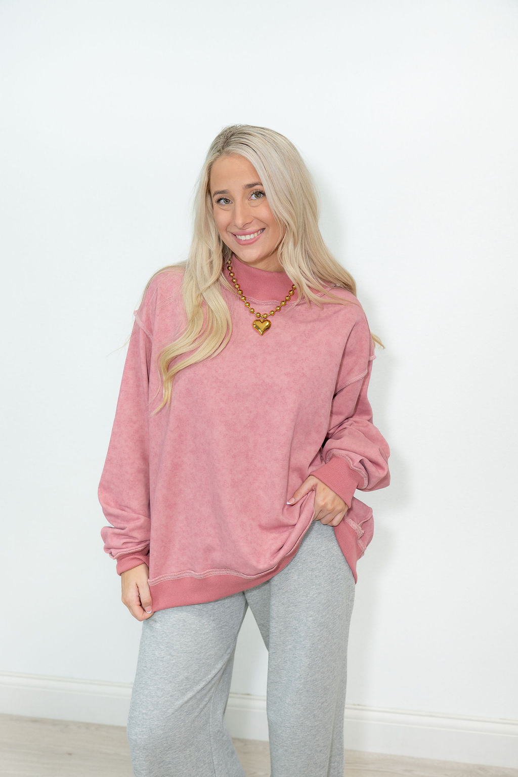 COZY SUNDAY MOCKNECK*