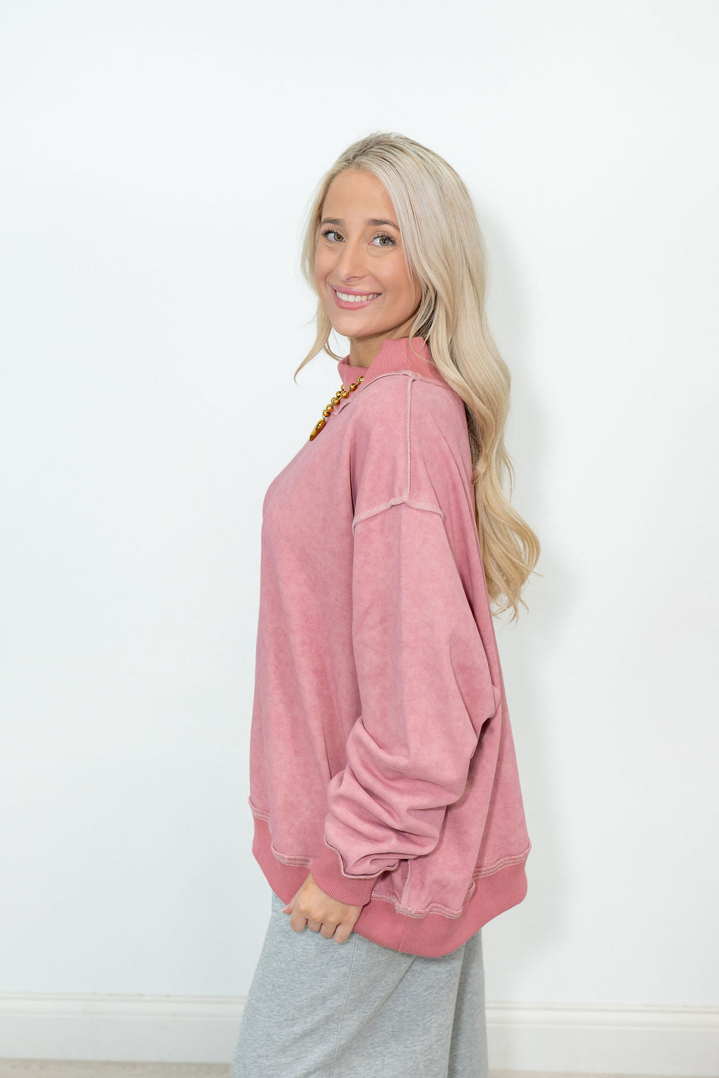 COZY SUNDAY MOCKNECK*