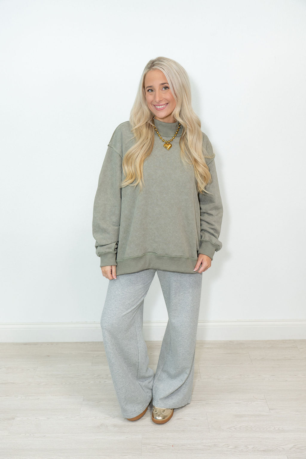 COZY SUNDAY MOCKNECK*