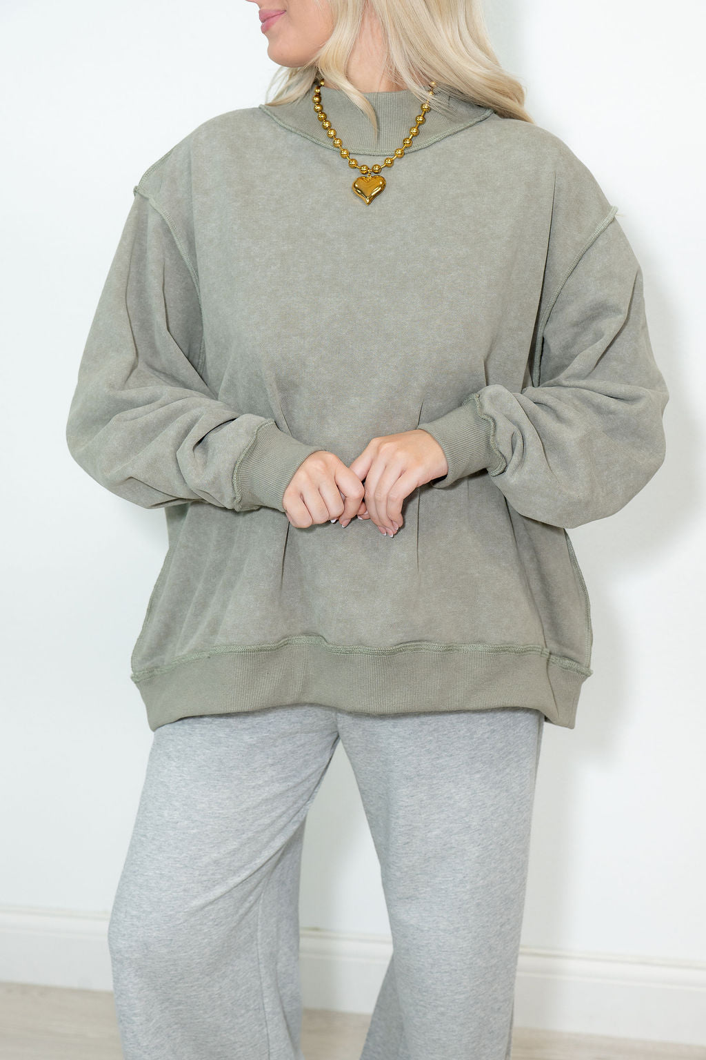 COZY SUNDAY MOCKNECK*