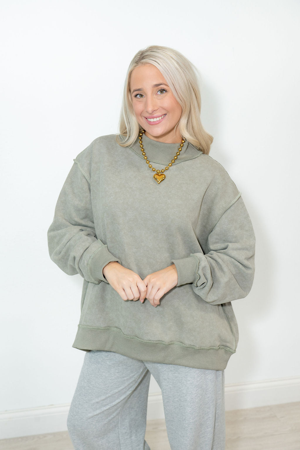 COZY SUNDAY MOCKNECK*