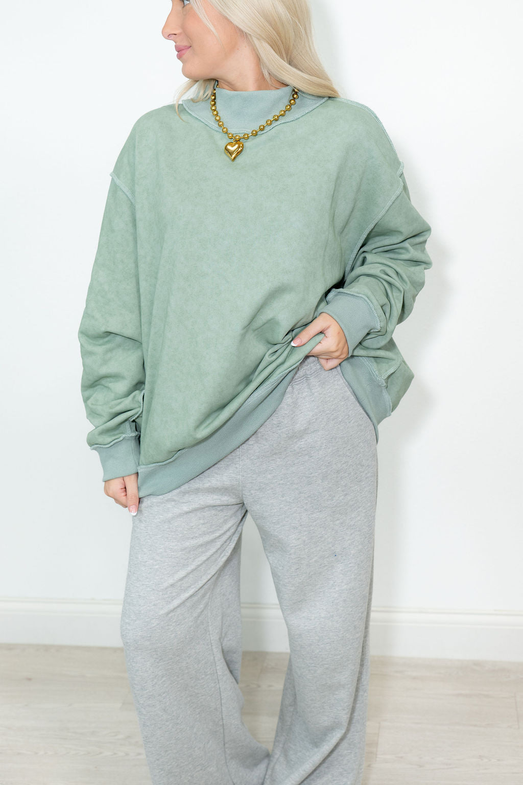 COZY SUNDAY MOCKNECK*