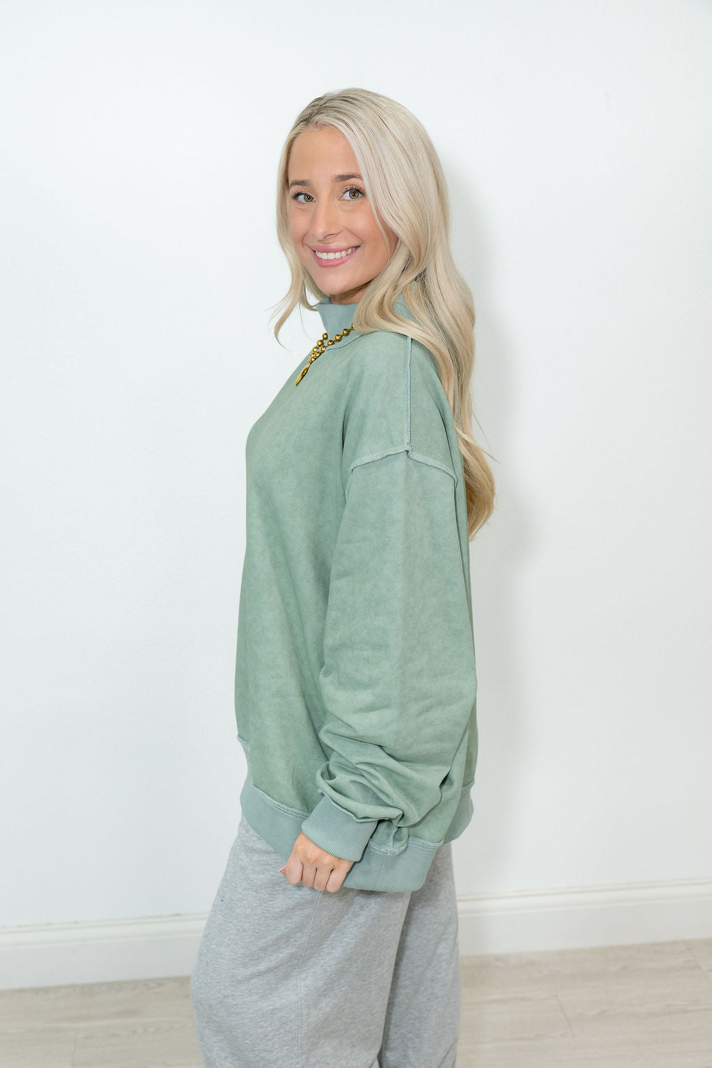 COZY SUNDAY MOCKNECK*