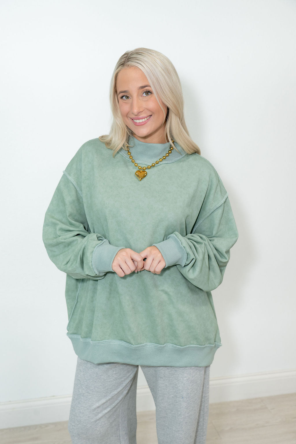 COZY SUNDAY MOCKNECK*