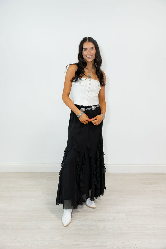 WILD WEST MAXI SKIRT*