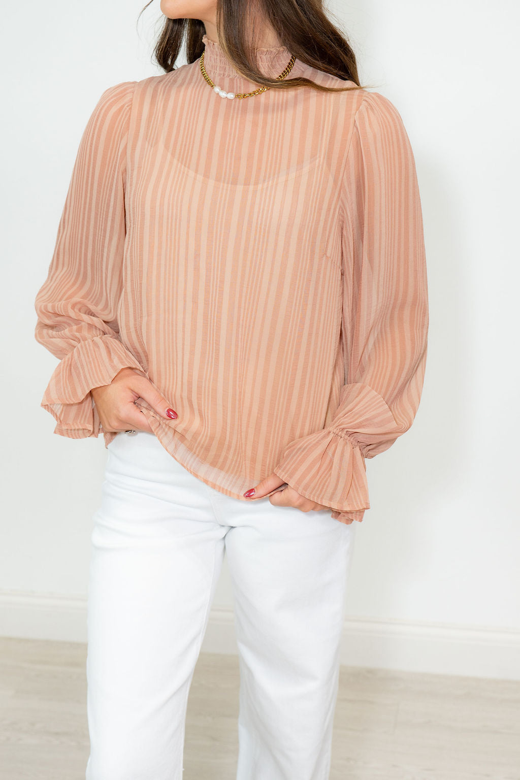 PEACH BELLINI TOP*