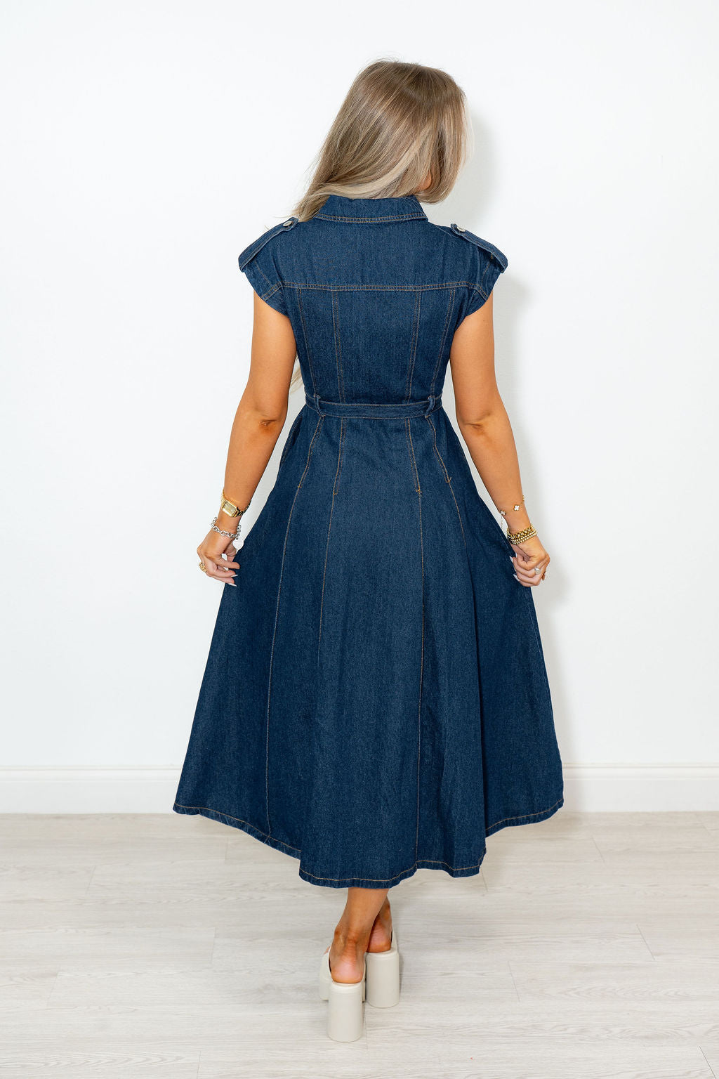 HOLLY DENIM DRESS*