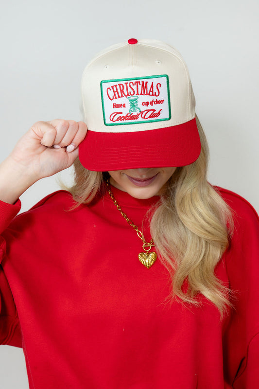 CHRISTMAS COCKTAIL CLUB HAT*