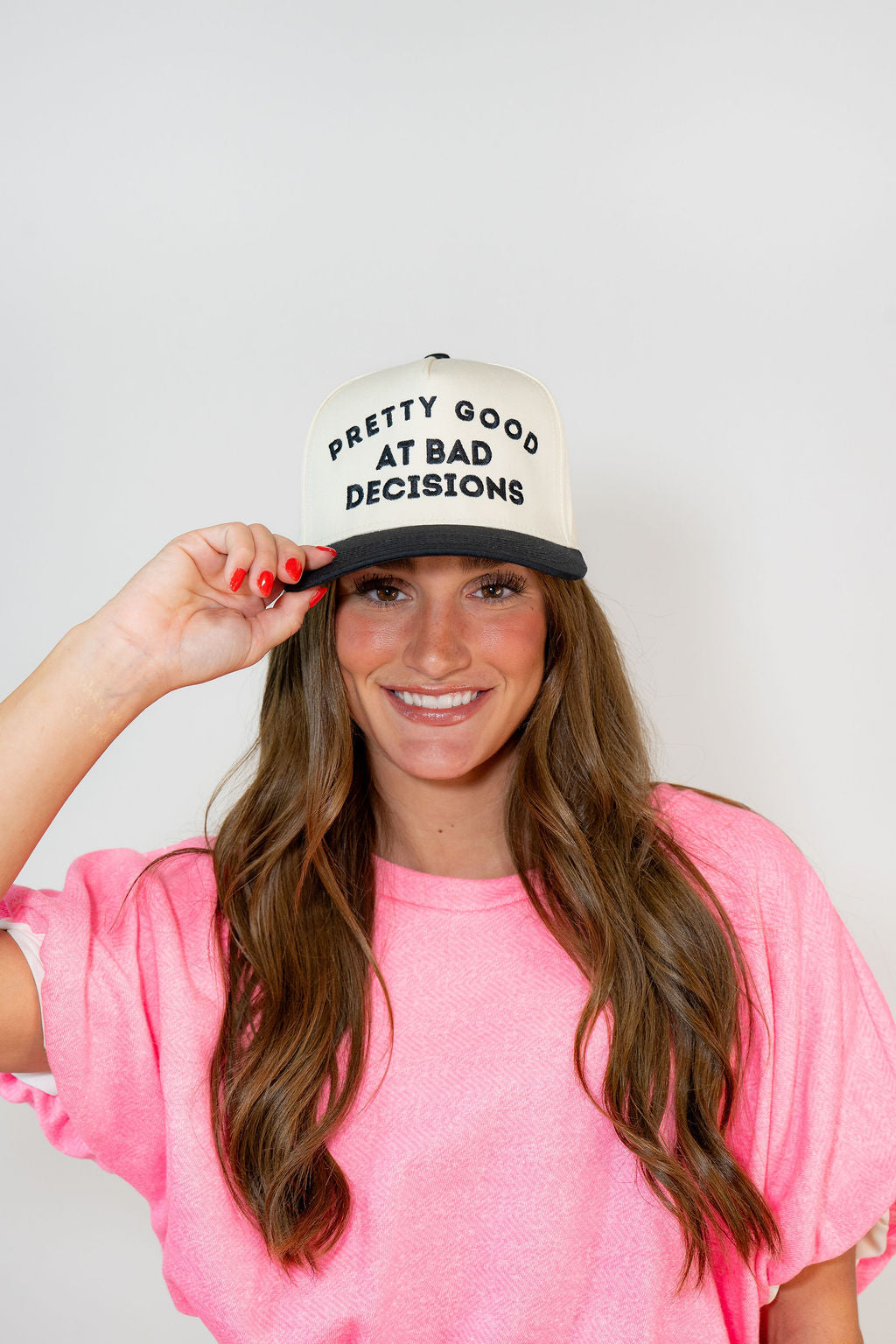 PRETTY GOOD AT BAD DECISIONS HAT*
