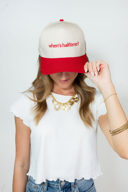 WHEN'S HALFTIME HAT*