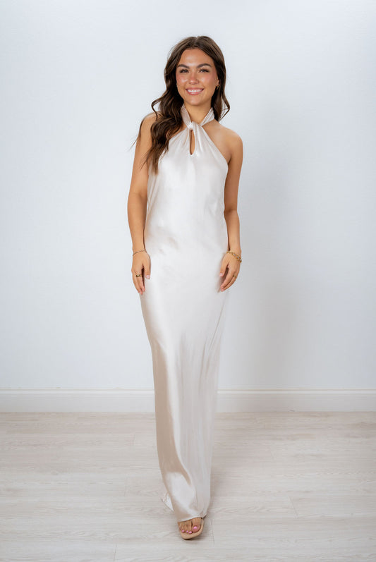 CHAMPAGNE PROBLEMS DRESS