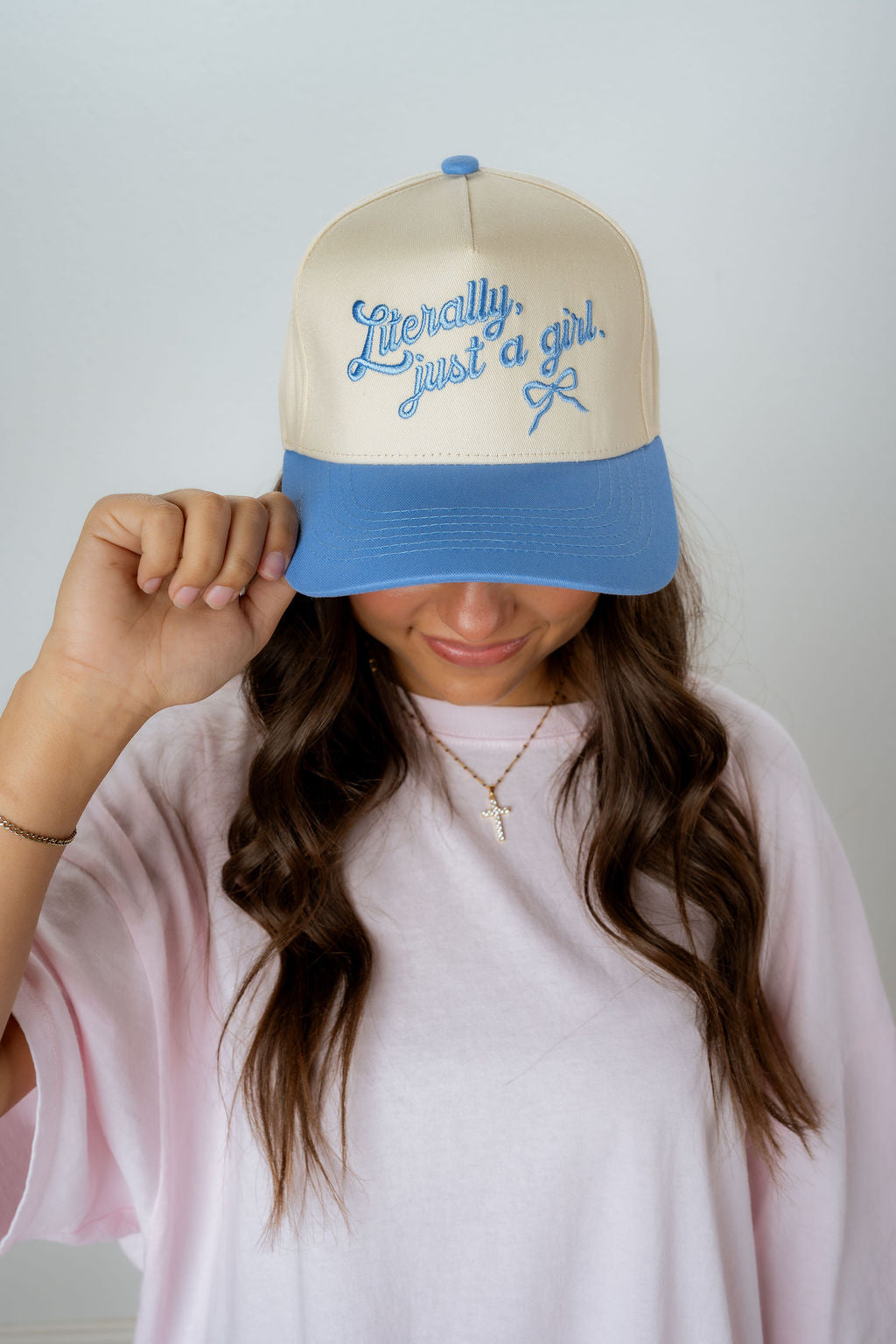 LITERALLY JUST A GIRL HAT