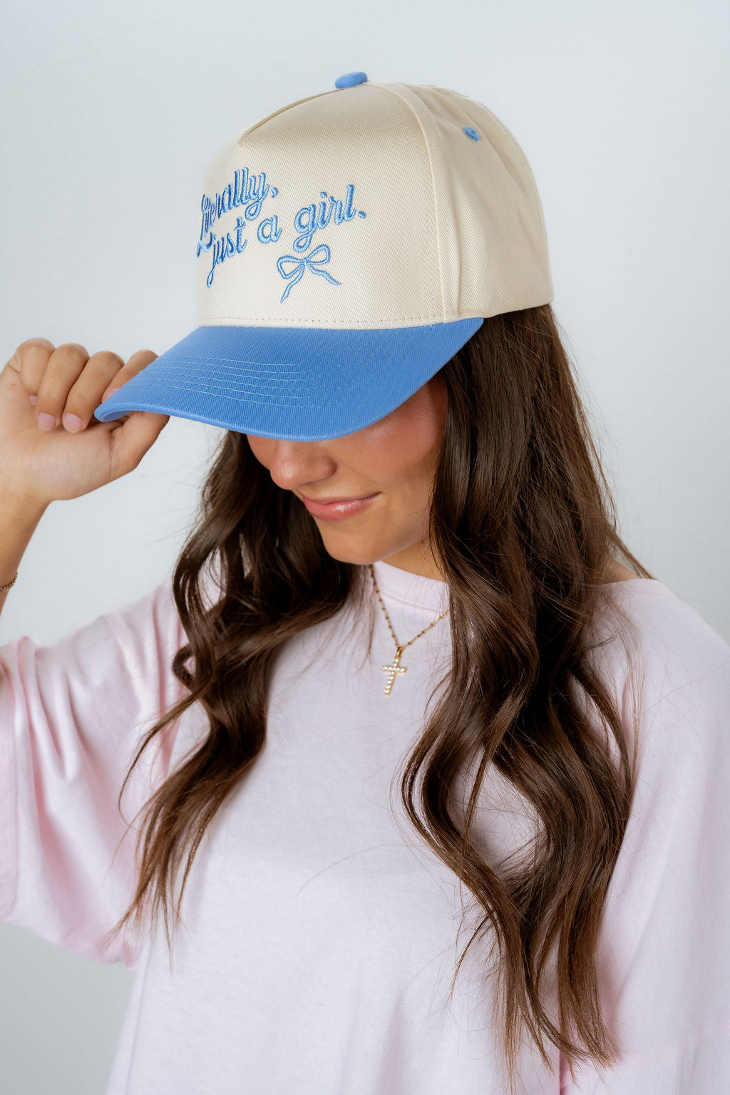 LITERALLY JUST A GIRL HAT