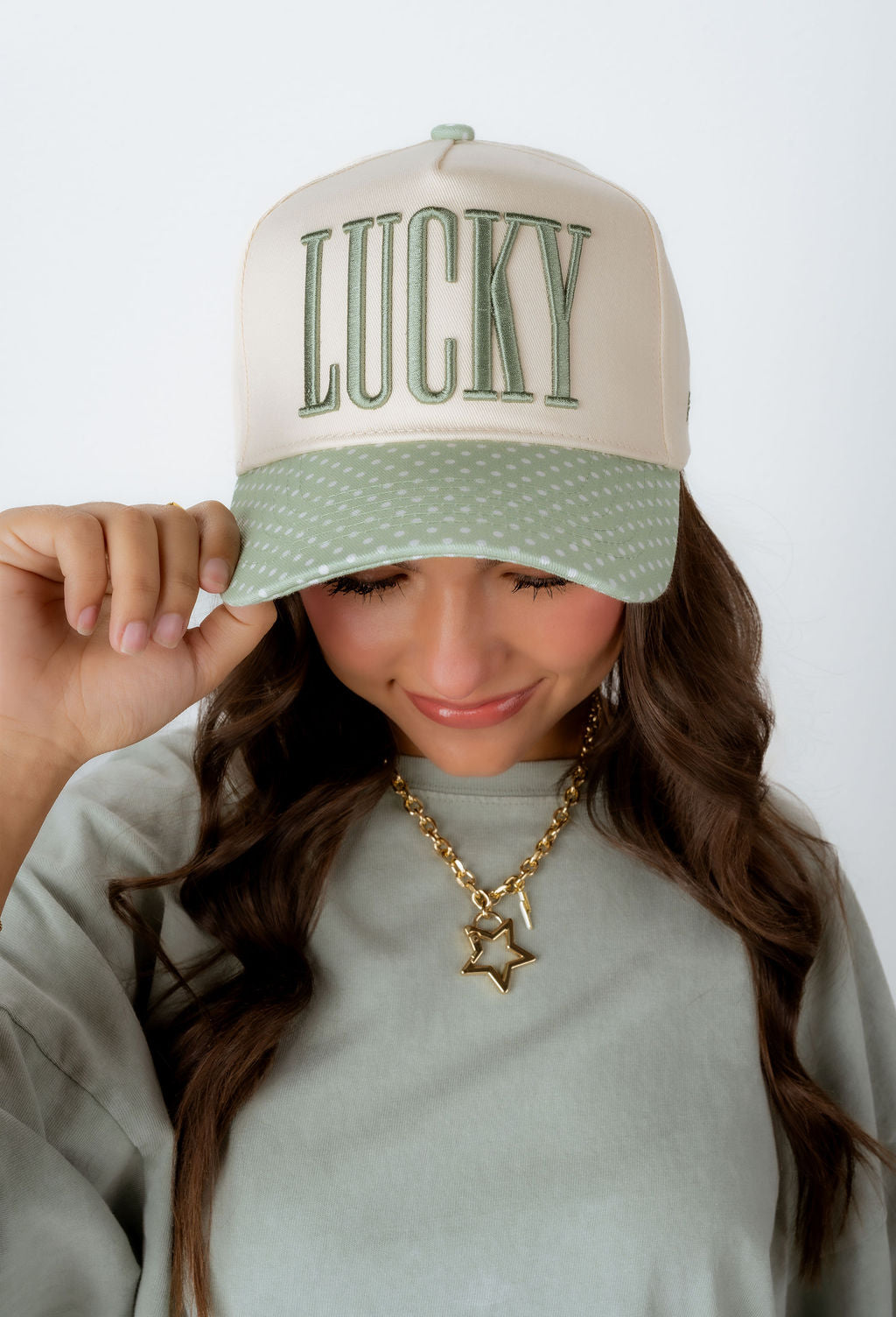 LUCKY POLKA DOT HAT