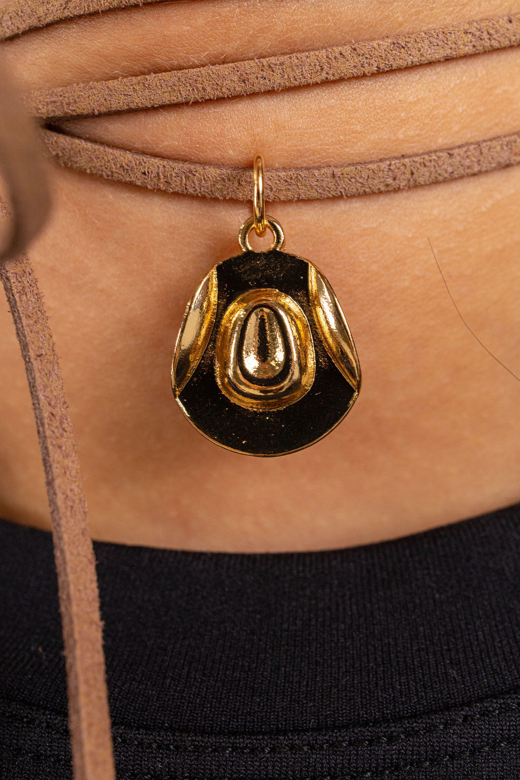 COWGIRL HAT WRAP NECKLACE