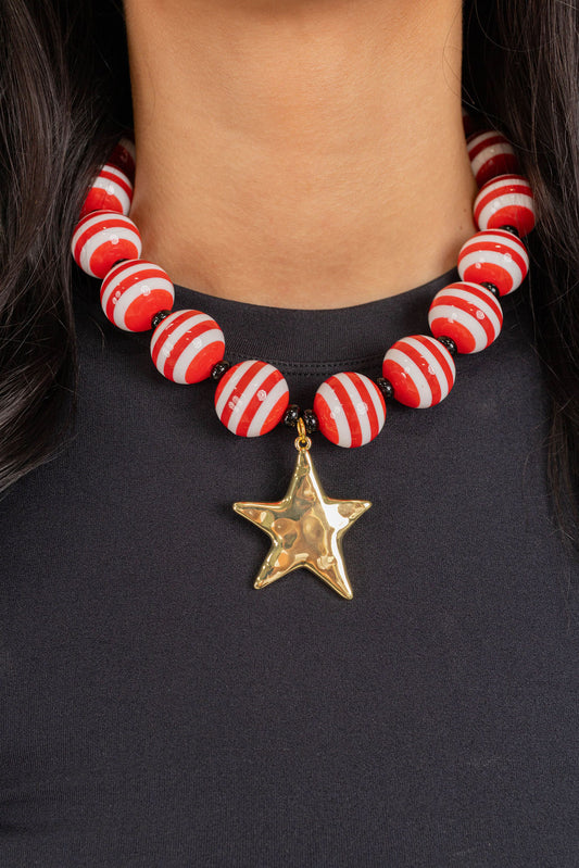 JACIE STRIPE NECKLACE