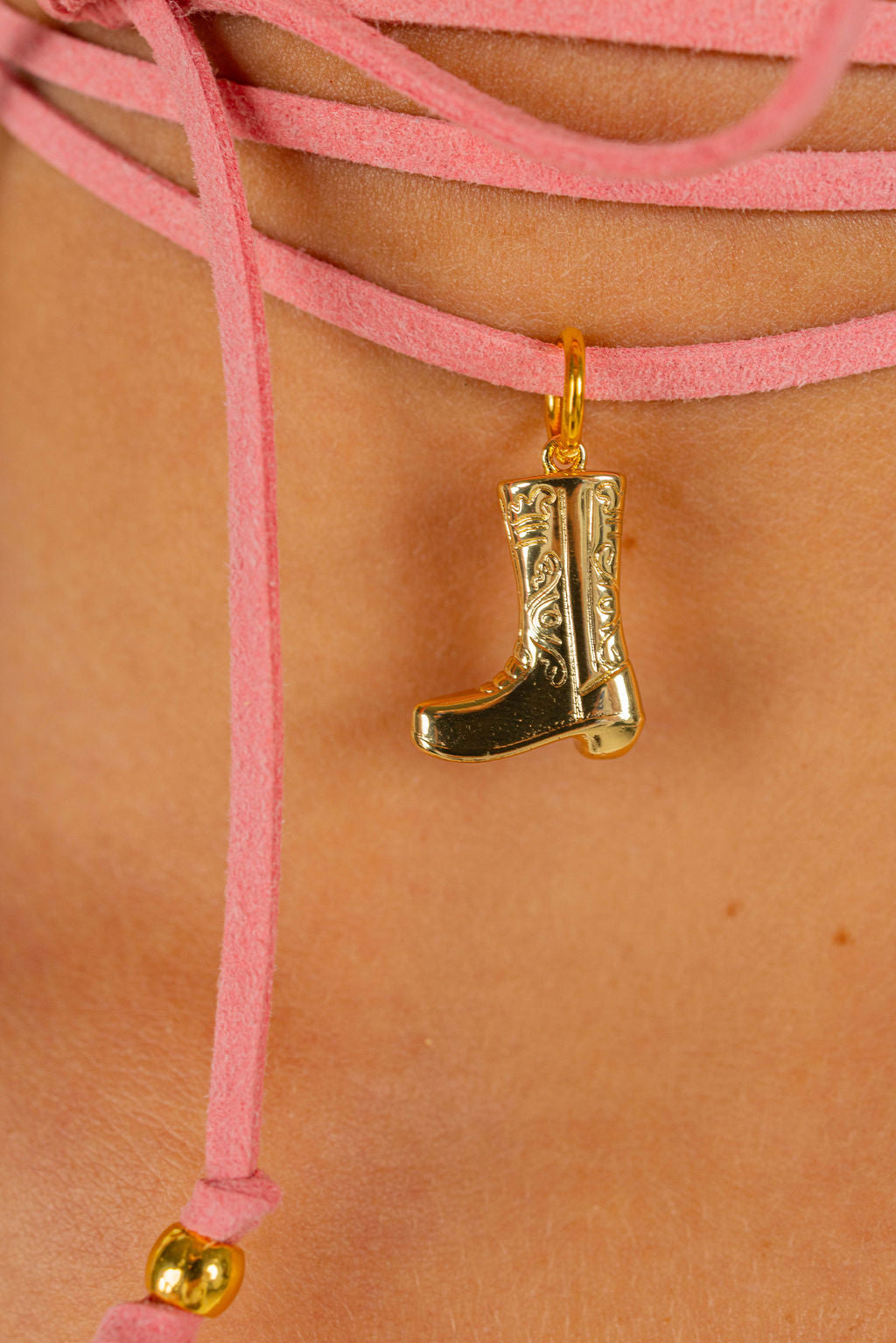 COWGIRL BOOT WRAP NECKLACE