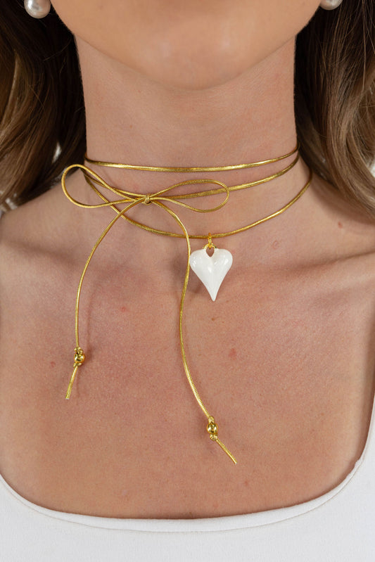 HEART WRAP NECKLACE