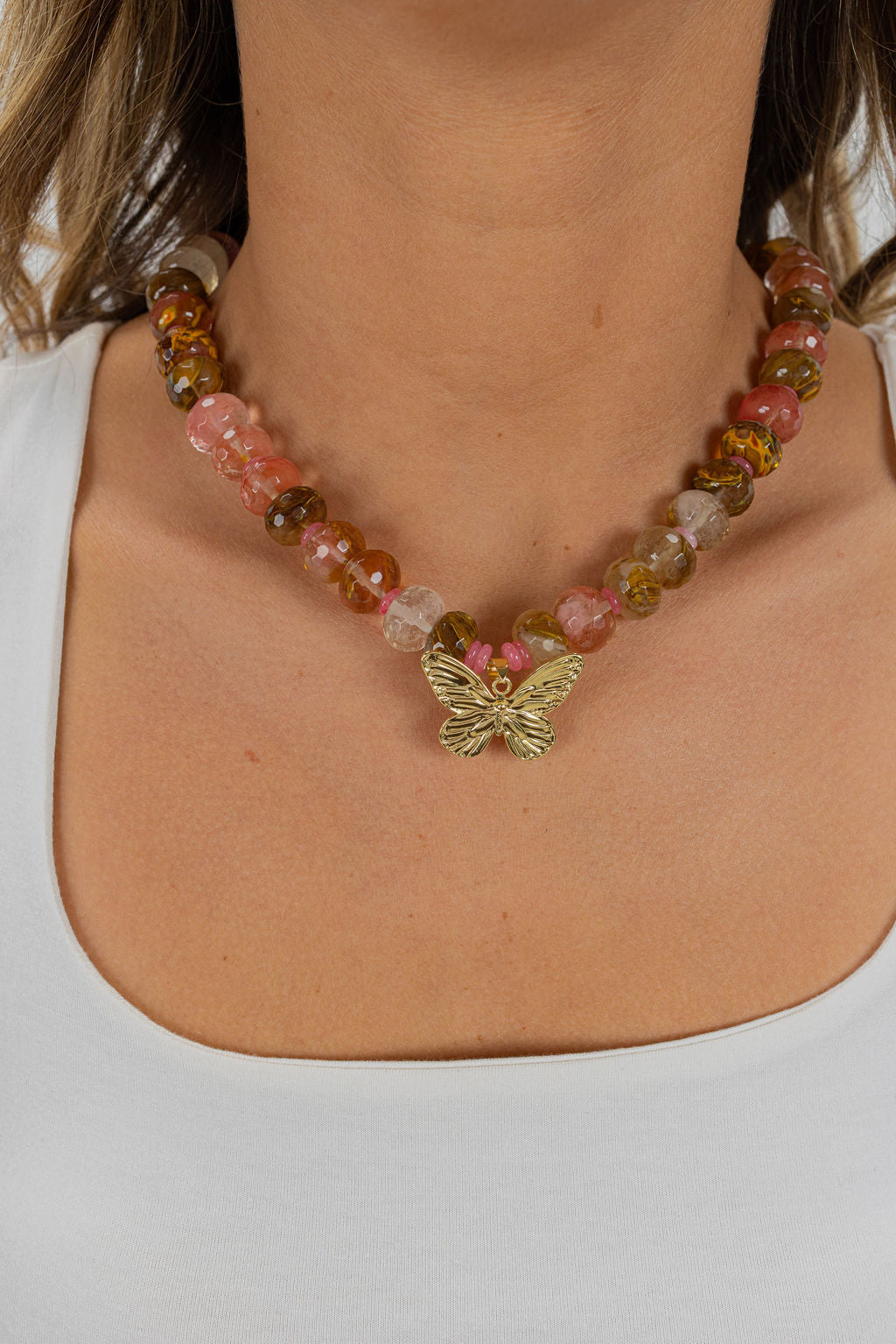PINK SKIES NECKLACE