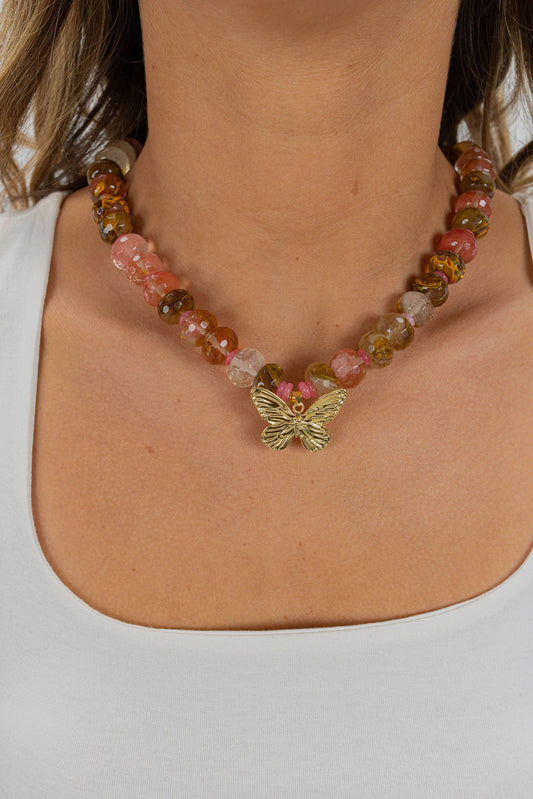 PINK SKIES NECKLACE
